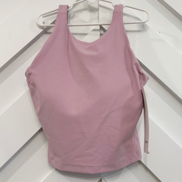 NWT Lululemon Align High Neck Tank Top In Pink Peony Size 4 - Picture 2 of 7